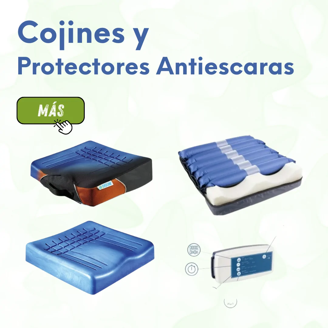 Cojines antiescaras y protectores para personas con movilidad reducida